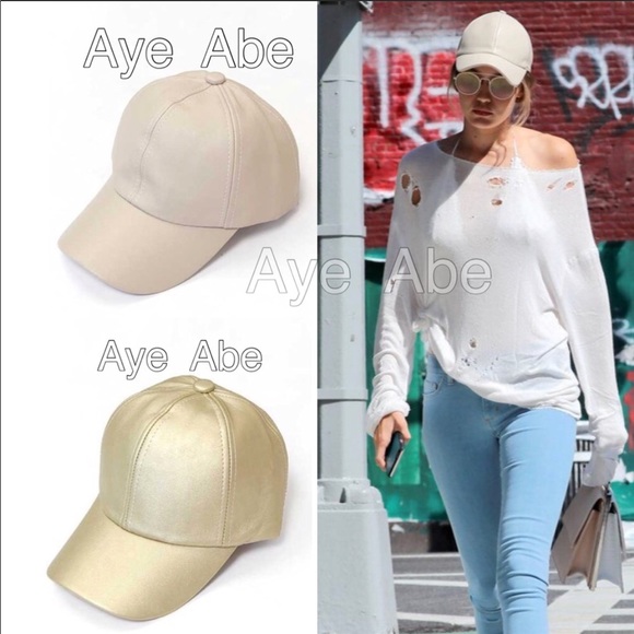 Accessories - Last Taupe New faux leather Cap